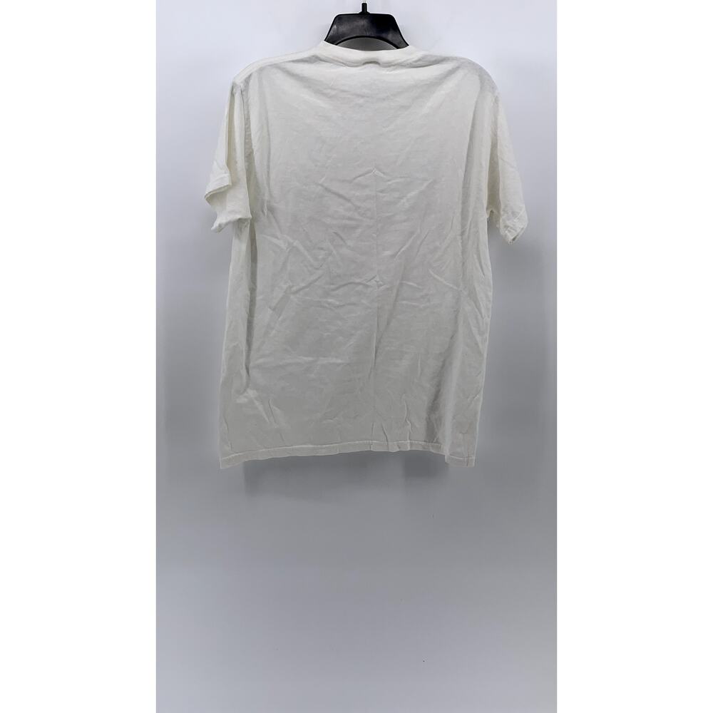 FRUIT OF THE LOOM Men's White New York Logo Crewneck Short Sleeve T-Shirt SZ M - Picture 2 of 10